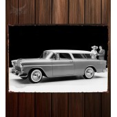 Металлическая табличка Chevrolet Bel Air Nomad (2429-1064DF) 111
